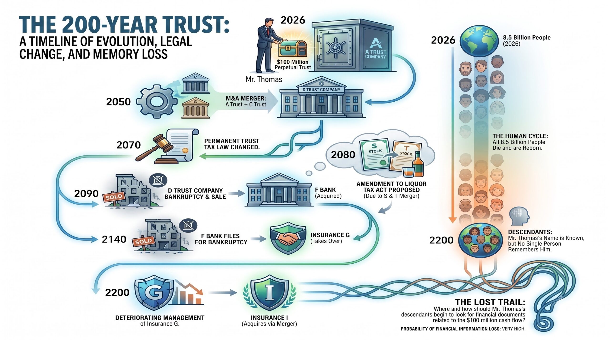 Trust fund financial history time